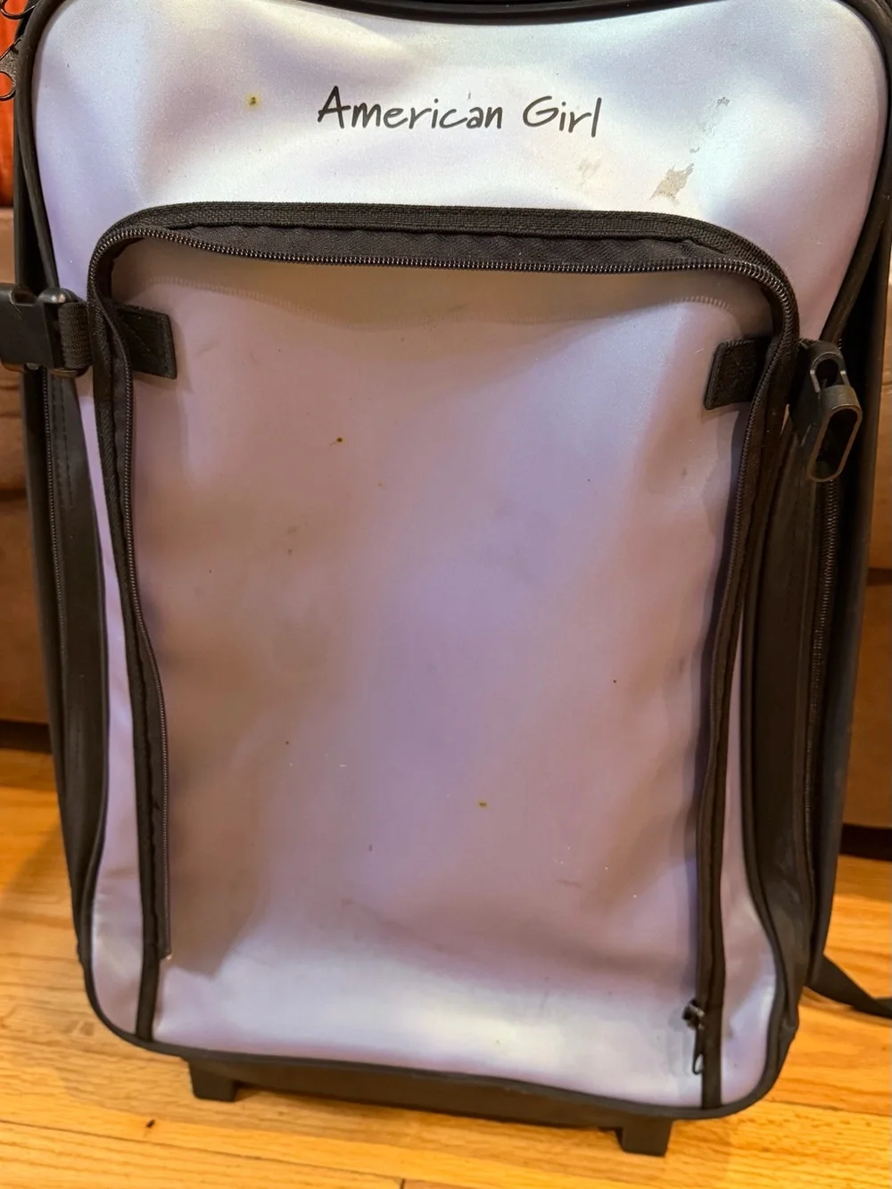 VINTAGE (2001) American Girl Lilac and Black Kid’s Matching Backpack & Suitcase